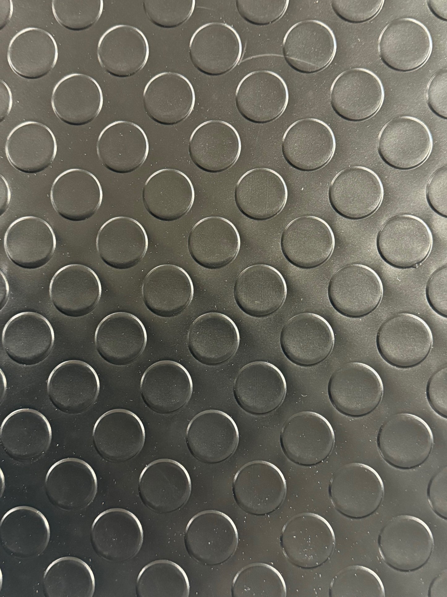 Black Coin Rubber/PVC Flooring Sample