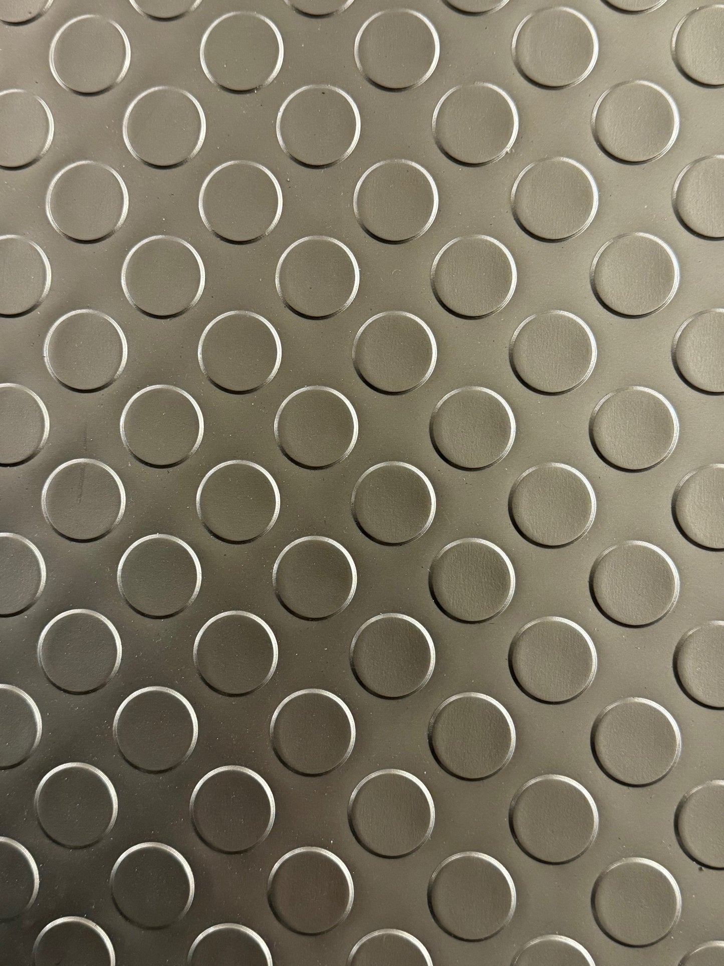Graphite Coin Rubber/PVC Flooring Sample