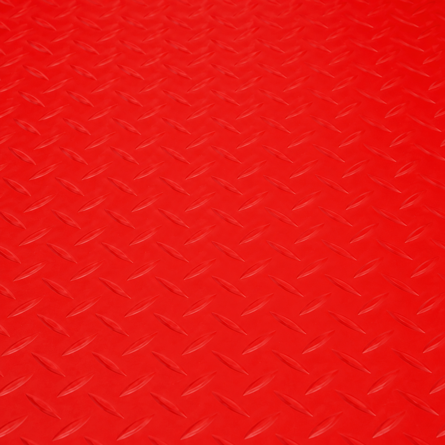 Red 2mm PVC Rubber Checker Flooring Roll 2m Wide | Garage, Workshop & Van Floor Covering
