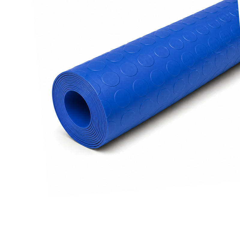 PVC coin in blue roll